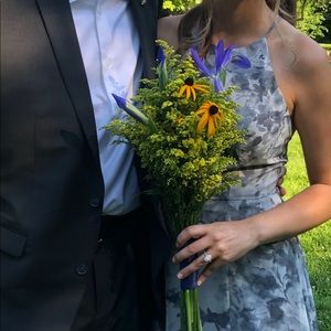 Jenny Yoo Kayla Watercolor Garden Blue